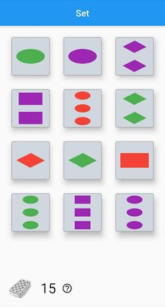 Cardgame "Set" (Flutter) - Screenshot 1