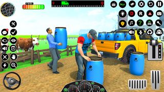 Cow Milk Delivery Town Games - Screenshot 1