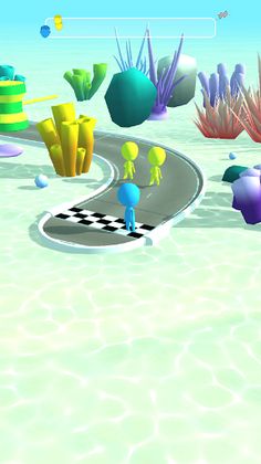 Tik Race 3d:Fun Beach Runner - Screenshot 1