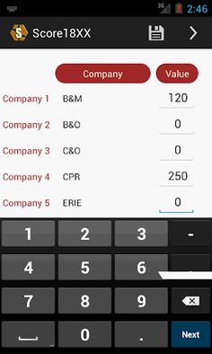 Score18XX - Screenshot 3