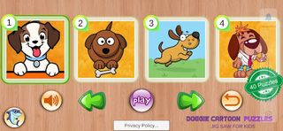 Doggie Cartoon Puzzles - Screenshot 1