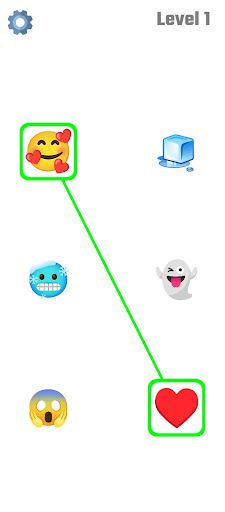 Drag emoji - matching puzzle - Screenshot 1