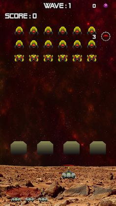 Invaders Mars Defender - Screenshot 3