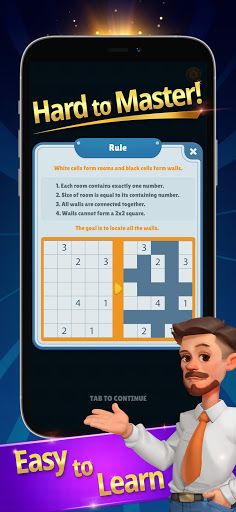 E7 Nurikabe - Brain Teaser - Screenshot 2