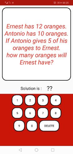 Math problems - Screenshot 3