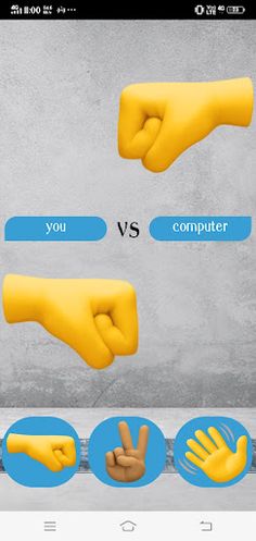 rock paper scissor play - Screenshot 2