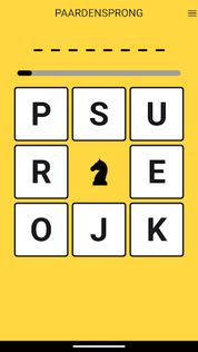 Paardensprong Woord Puzzel - Screenshot 2