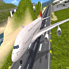 AIRPLANE FLY 3D FLIGHT PLANE - Screenshot 1