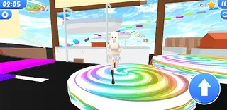 Cute girl parkour obby on ship - Screenshot 2
