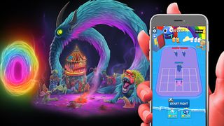 Dominate the rainbow monster - Screenshot 1