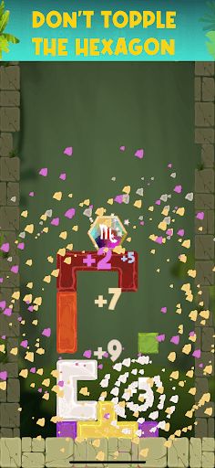 Temple Fall - Hexagon Drop - Screenshot 4