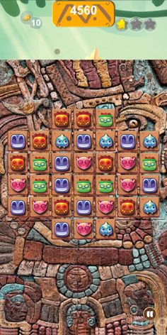 Egyptian Mayan Puzzle Blocks - Screenshot 1