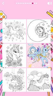 Unicorn Coloring Book - Screenshot 3