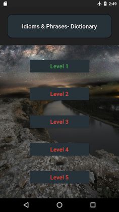 English Idioms Quiz - Screenshot 1