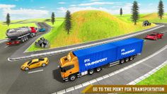Cargo Transport Truck Driving - Screenshot 2
