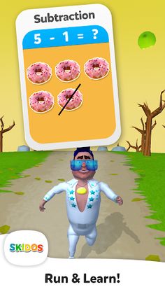 Math Run:6- 11 years old games - Screenshot 1