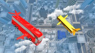 Aero Bus Robot Flying Game - Screenshot 3