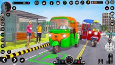 TukTuk Auto Rickshaw Taxi Game - Screenshot 4