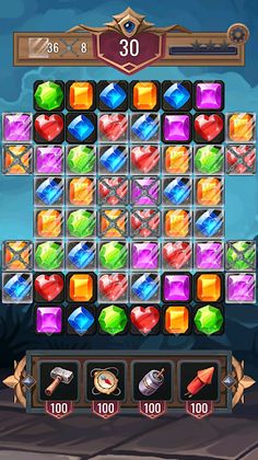 Diamond Dungeon Match 3 Games - Screenshot 4