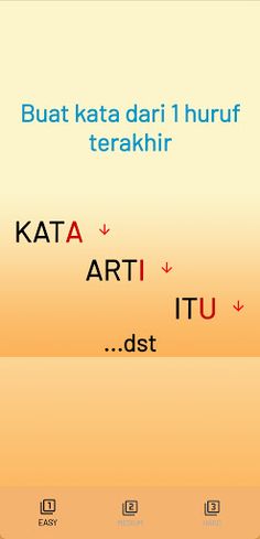 Buat Kata Dari Huruf Terakhir - Screenshot 2