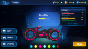 Neon Bike Battle - Screenshot 3
