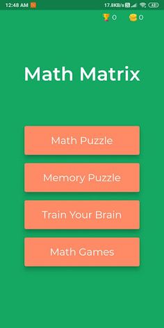 Math Matrix : Math Puzzles - Screenshot 1