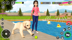 Dog Simulator Pet Dog Games 3D - Screenshot 1