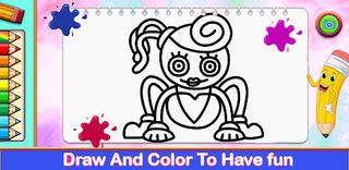 mommy long legs coloring book - Screenshot 1