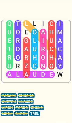 Juego de Búsqueda de Palabras - Screenshot 2