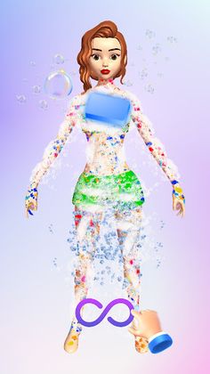 DIY 3D: Makeover Doll - Screenshot 1