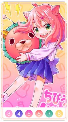 Spy x Family Color By Number - Screenshot 3