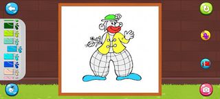 Coloring Clown doll - Screenshot 1