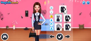Wednesday Dress Up Girl Game 3 - Screenshot 1