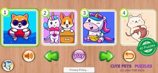 Cute Pets Puzzles - Screenshot 1