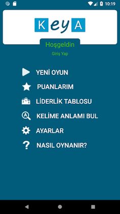 KeYa! Turkish word game - Screenshot 1