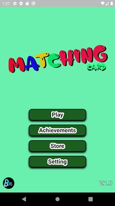 Matching card, Puzzle game - Screenshot 1
