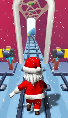 Santa Claus Run - Endless Game - Screenshot 2