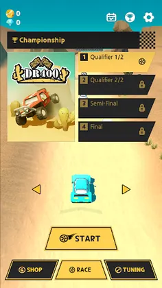 One Touch Racer(Offroad Champi - Screenshot 1