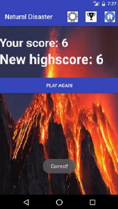 Natural Disasters Quiz - Screenshot 3