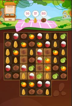 Fruit World Crashing - Match 3 - Screenshot 3