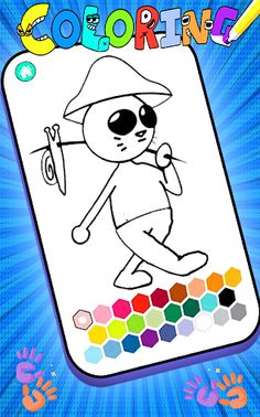 Smurf Cat Mushroom Coloring - Screenshot 4