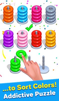 Color Hoop Sort - Hoop Stack - Screenshot 4