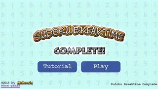 Sudoku Breaktime Complete - Screenshot 1