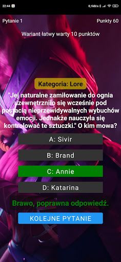 Quiz o League of Legends - Screenshot 4