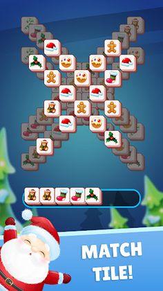 Christmas Mahjong - Xmas Games - Screenshot 1