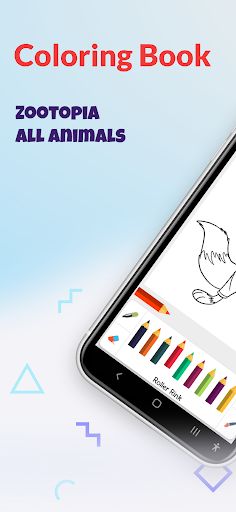 Zootopia Coloring Game - Screenshot 1
