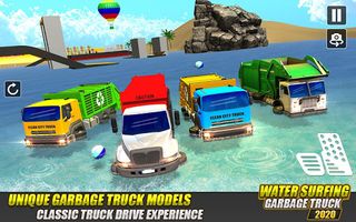 Garbage Truck Water Surfing 3D - Screenshot 3
