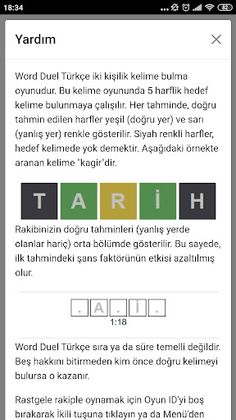 Word Duel Türkçe - Screenshot 2