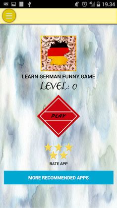 Learn german funny game - Screenshot 1