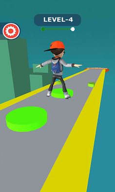 Sky Roller -Skating Boy - Screenshot 3